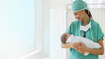 Infant with Nurse